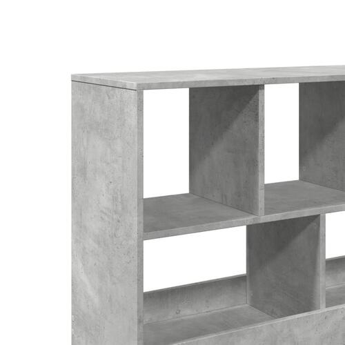 Bogreol/rumdeler 100x33x94,5 cm betongrå