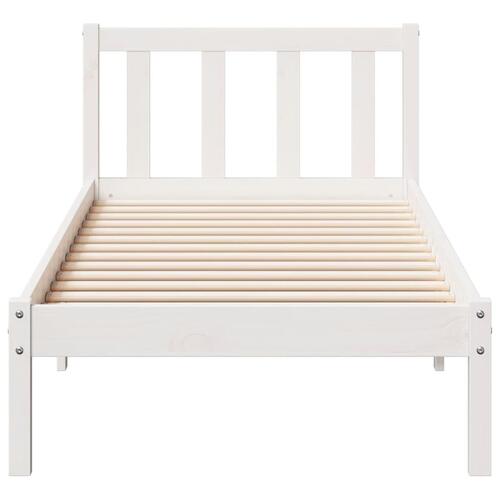 Ekstra lang sengeramme uden madras 80x220 cm massivt fyrretræ