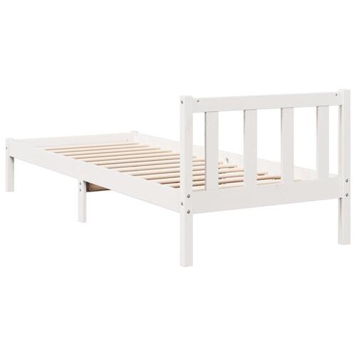 Ekstra lang sengeramme uden madras 80x220 cm massivt fyrretræ