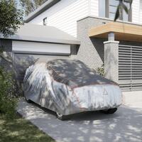 Bilovertræk til SUV str. M haglbeskyttelse grå og sølv