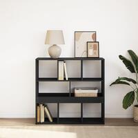 Bogreol/rumdeler 100x33x94,5 cm sort