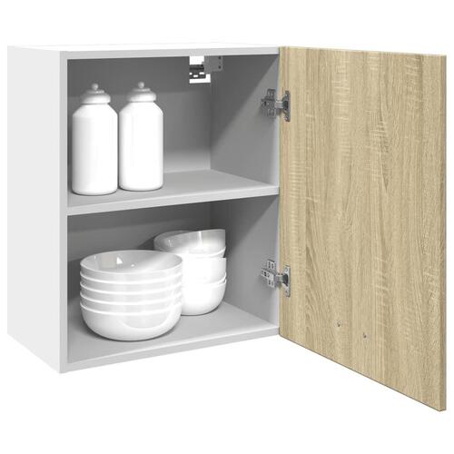 Vægskab 50x31x60 cm konstrueret træ sonoma-eg