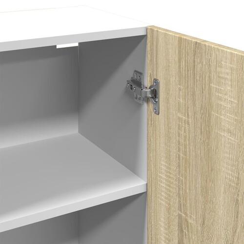 Vægskab 50x31x60 cm konstrueret træ sonoma-eg