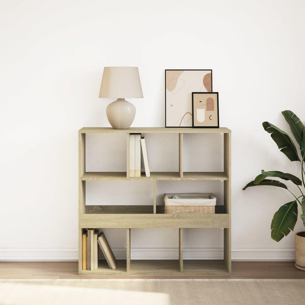 Bogreol/rumdeler 100x33x94,5 cm sonoma-eg