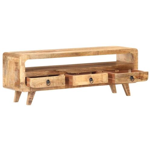 Tv-skab 117x30x41 cm massivt ru mangotræ