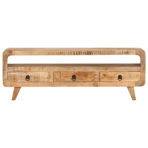 Tv-skab 117x30x41 cm massivt ru mangotræ