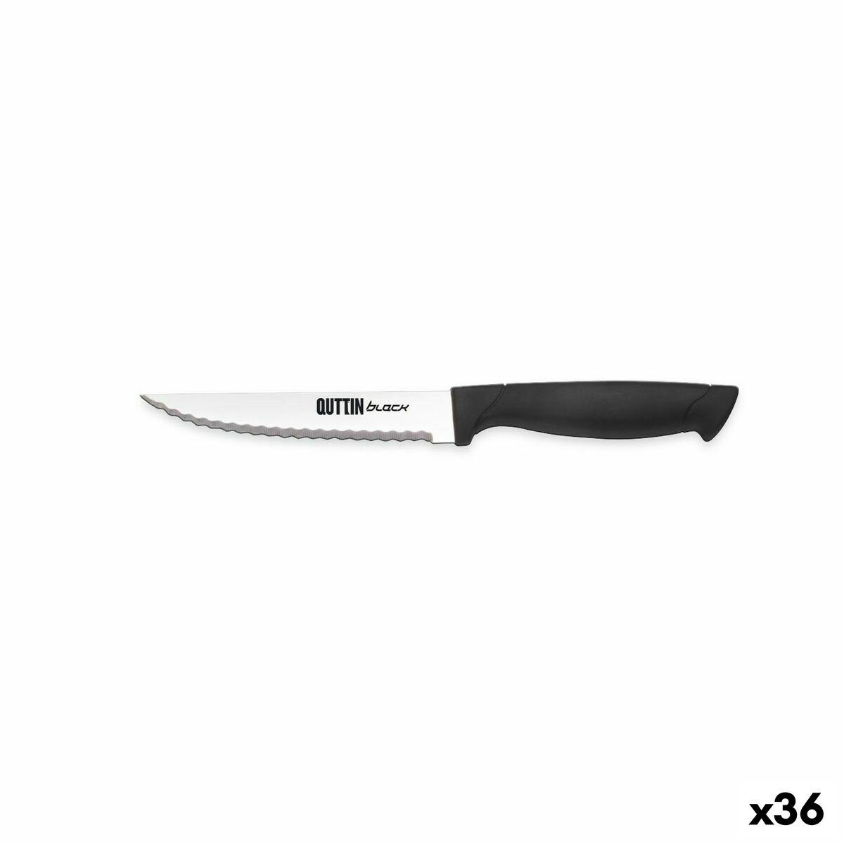 Quttin Black savtakket steakkniv 11 cm - 36 stk.