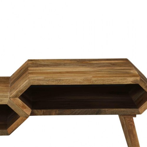 Sofabord i massivt mangotræ 104 x 50 x 45 cm