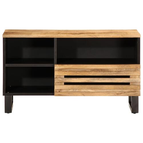Tv-bord 80x34x46 cm massivt ru mangotræ