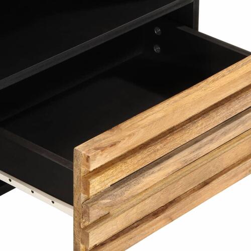 Tv-bord 80x34x46 cm massivt ru mangotræ