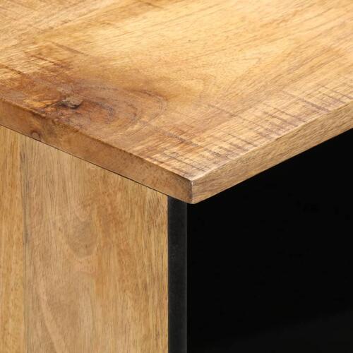 Tv-bord 80x34x46 cm massivt ru mangotræ