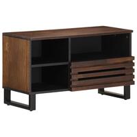 Tv-bord 80x34x46 cm massivt mangotræ brun