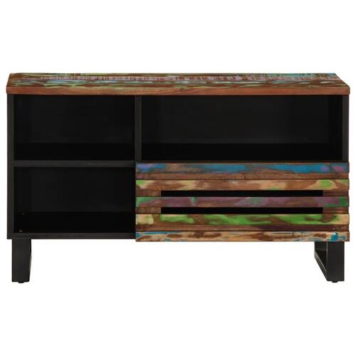 Tv-bord 80x34x46 cm massivt akacietræ