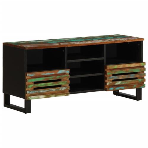 Tv-bord 100x34x46 cm massivt akacietræ