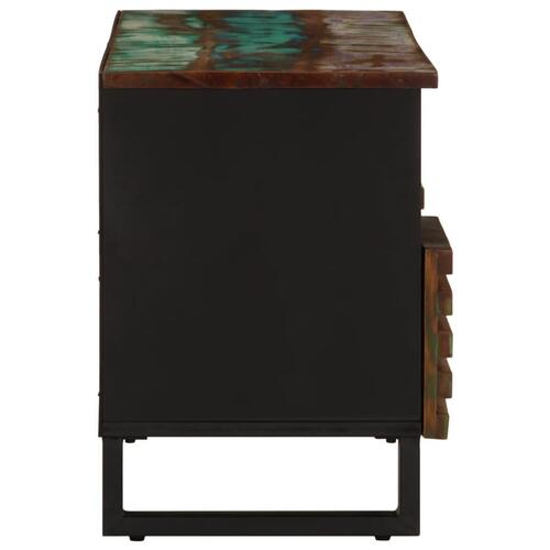Tv-bord 100x34x46 cm massivt akacietræ
