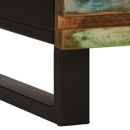 Tv-bord 100x34x46 cm massivt akacietræ