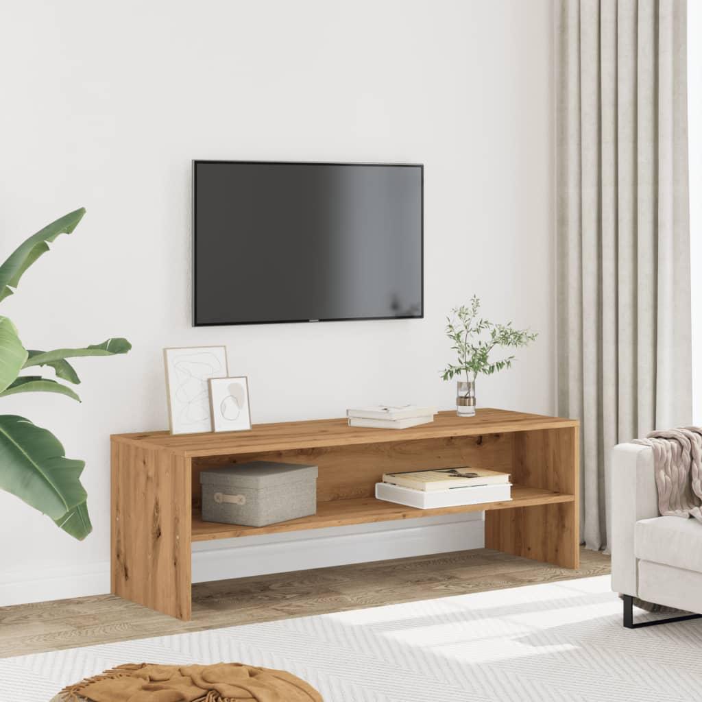 Tv-bord 120x40x40 cm konstrueret træ gammelt trælook