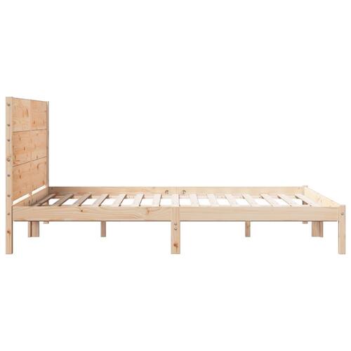 Ekstra lang sengeramme uden madras 160x210 cm massivt træ