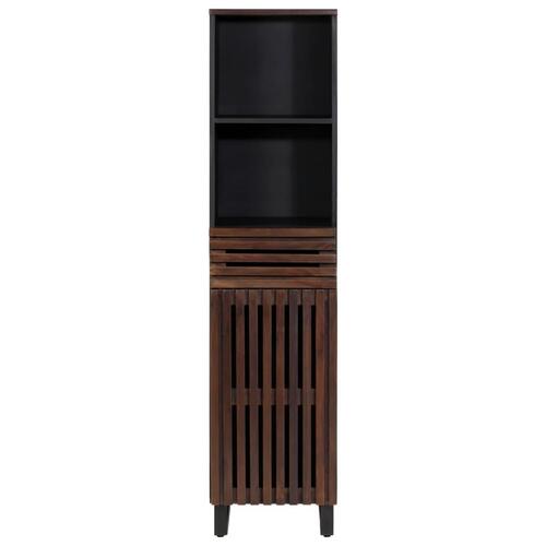 Skænk 38x34x160 cm massivt mangotræ brun