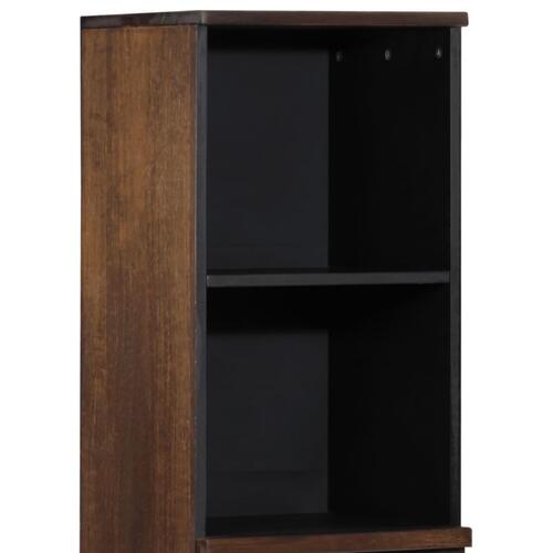 Skænk 38x34x160 cm massivt mangotræ brun