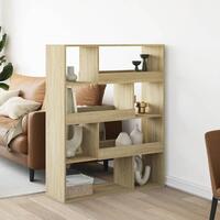 Rumdeler 100x33x125,5 cm konstrueret træ sonoma-eg