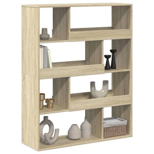 Rumdeler 100x33x125,5 cm konstrueret træ sonoma-eg