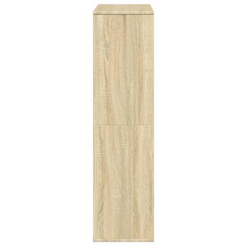Rumdeler 100x33x125,5 cm konstrueret træ sonoma-eg