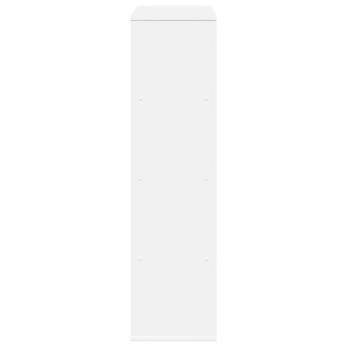 Bogreol 100x33x125,5 cm konstrueret træ hvid