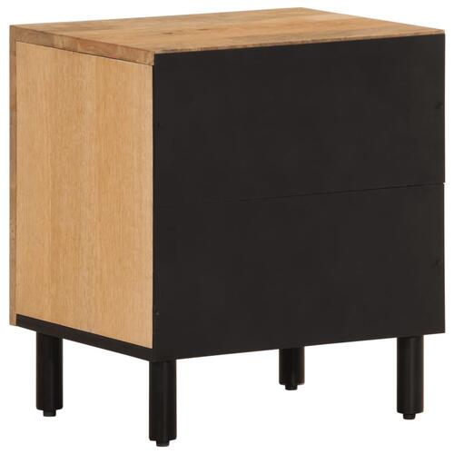 Sengeborde 2 stk. 40x33x46 cm massivt mangotræ