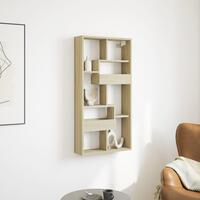 Vægskab 50x15x100 cm konstrueret træ sonoma-eg