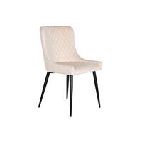 Spisebordsstol Beige Metal Polyester (56 x 51 x 84 cm)