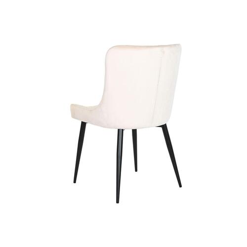 Spisebordsstol Beige Metal Polyester (56 x 51 x 84 cm)