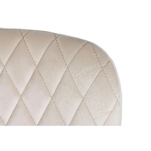 Spisebordsstol Beige Metal Polyester (56 x 51 x 84 cm)