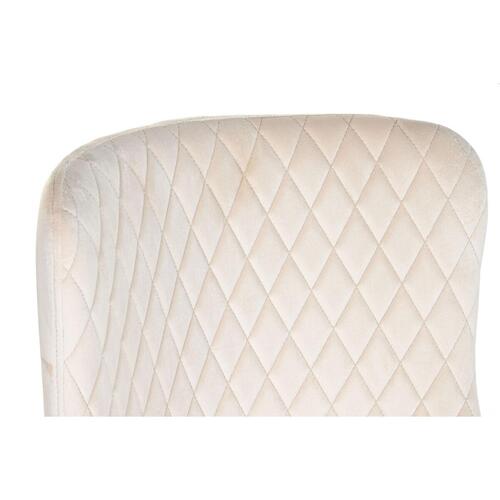 Spisebordsstol Beige Metal Polyester (56 x 51 x 84 cm)