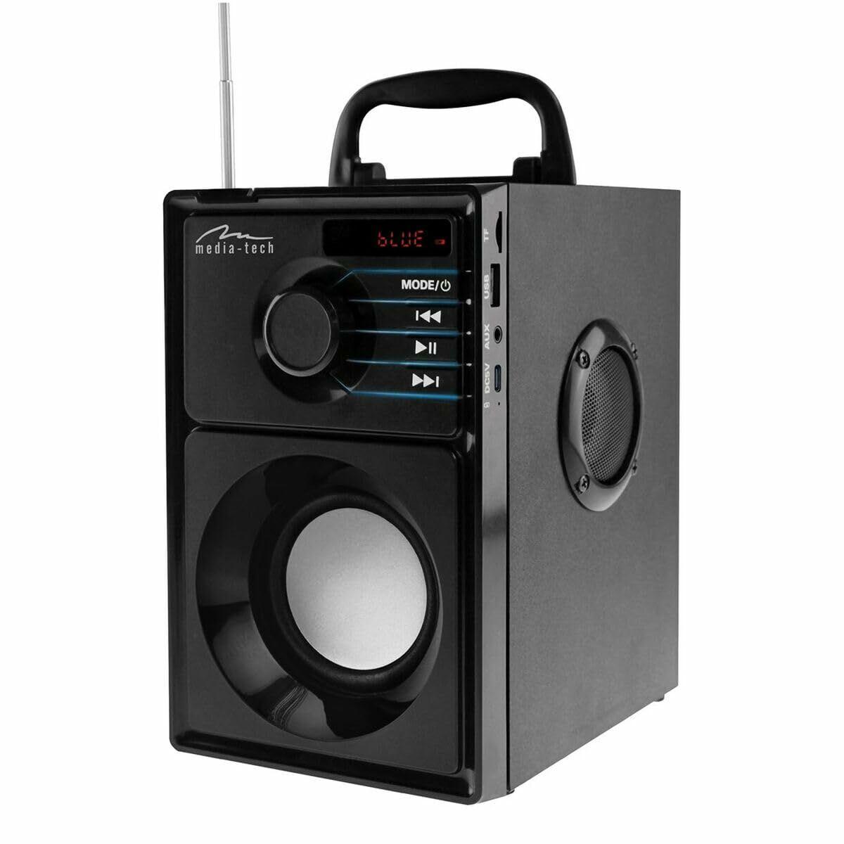 Transportable Bluetooth-højttalere Media Tech MT3179 Sort 15 W
