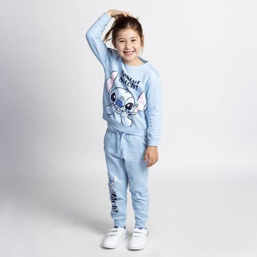 Træningsdragt til børn Stitch Lyseblå 10 år