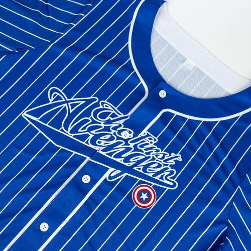 Kortærmet Sport T-shirt The Avengers Baseball Unisex XL