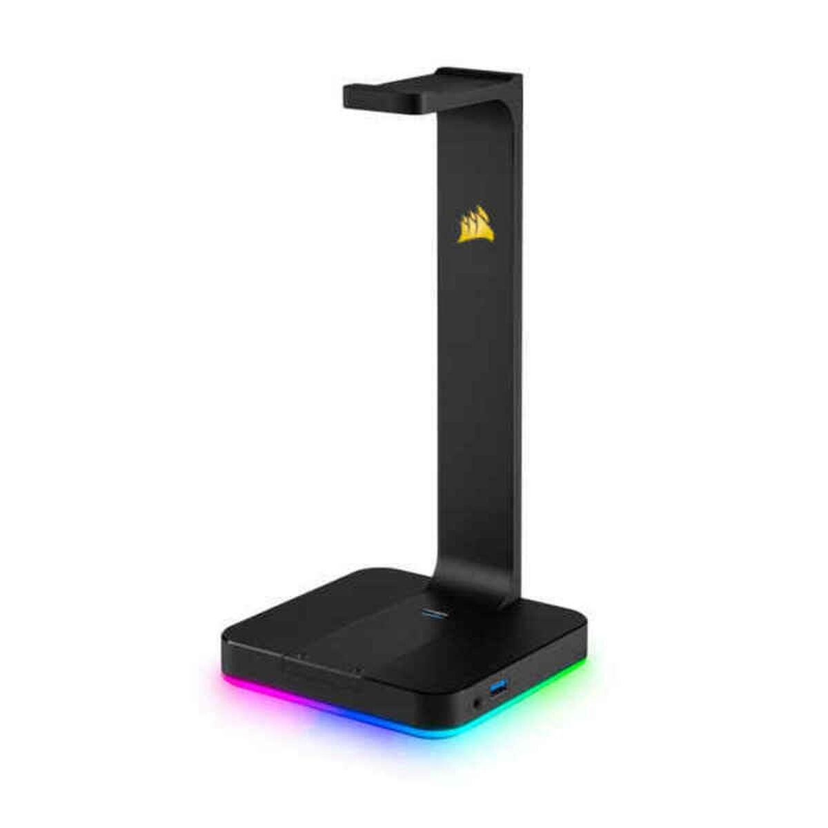 Corsair ST100 RGB hovedtelefonstativ - sort, USB-A, 3,5 mm billede