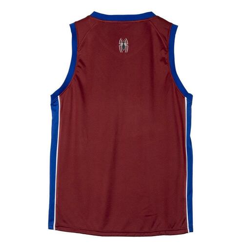 Basketballstrøje Spider-Man Rød Unisex XXL