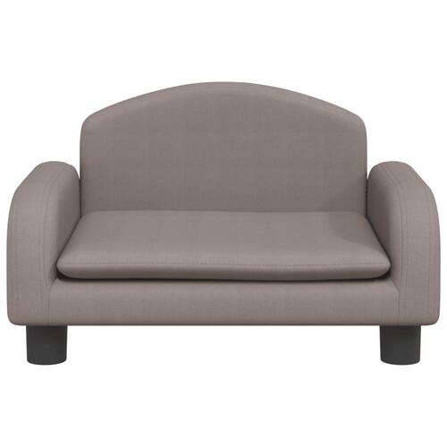Sofa til børn 50x40x30 cm stof gråbrun