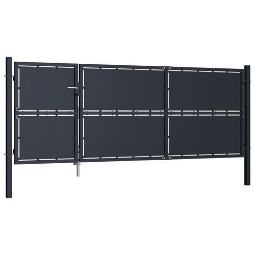 Havelåge 350 x 125 cm stål antracitgrå