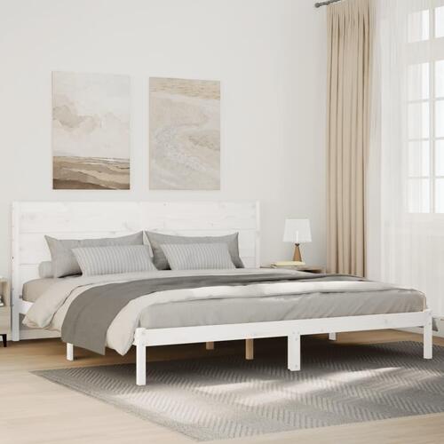 Ekstra lang sengeramme uden madras 140x220 cm massivt træ