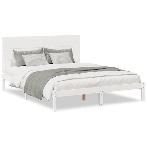 Ekstra lang sengeramme uden madras 140x220 cm massivt træ