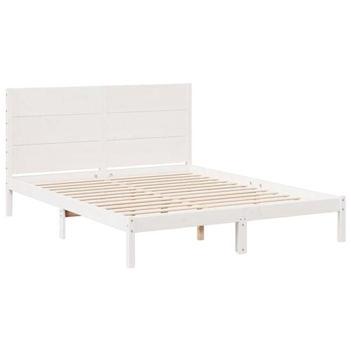 Ekstra lang sengeramme uden madras 140x220 cm massivt træ