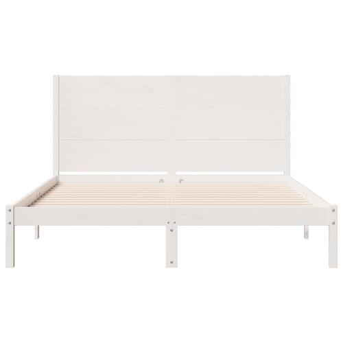 Ekstra lang sengeramme uden madras 140x220 cm massivt træ