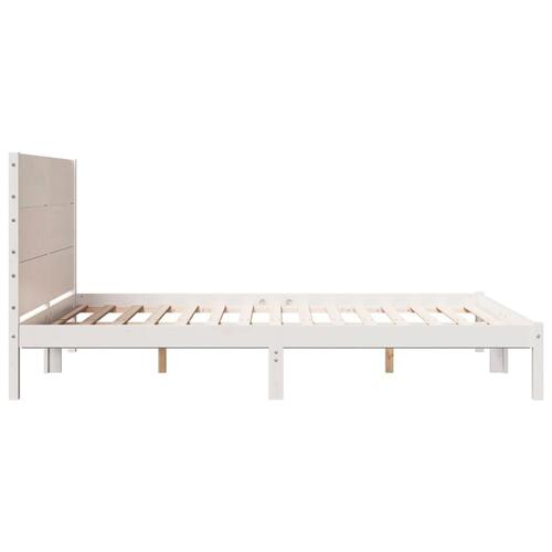 Ekstra lang sengeramme uden madras 140x220 cm massivt træ