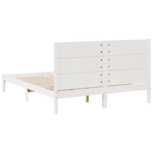 Ekstra lang sengeramme uden madras 140x220 cm massivt træ