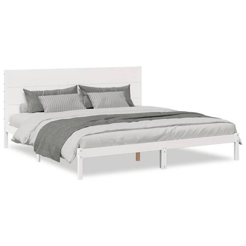 Ekstra lang sengeramme uden madras 180x210 cm massivt træ