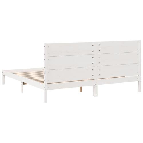 Ekstra lang sengeramme uden madras 180x210 cm massivt træ