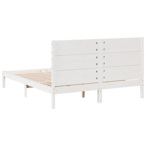 Ekstra lang sengeramme uden madras 140x210 cm massivt træ
